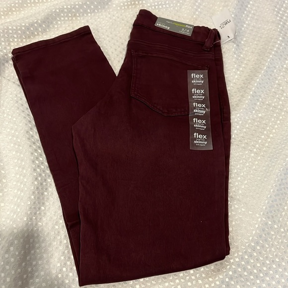 RUE21 MID RISE SKINNY STRETCH JEANS 3/4 regular - Picture 4 of 5